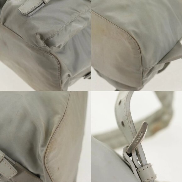 PRADA Backpack Nylon Gray Auth sw1586 - Picture 15 of 15